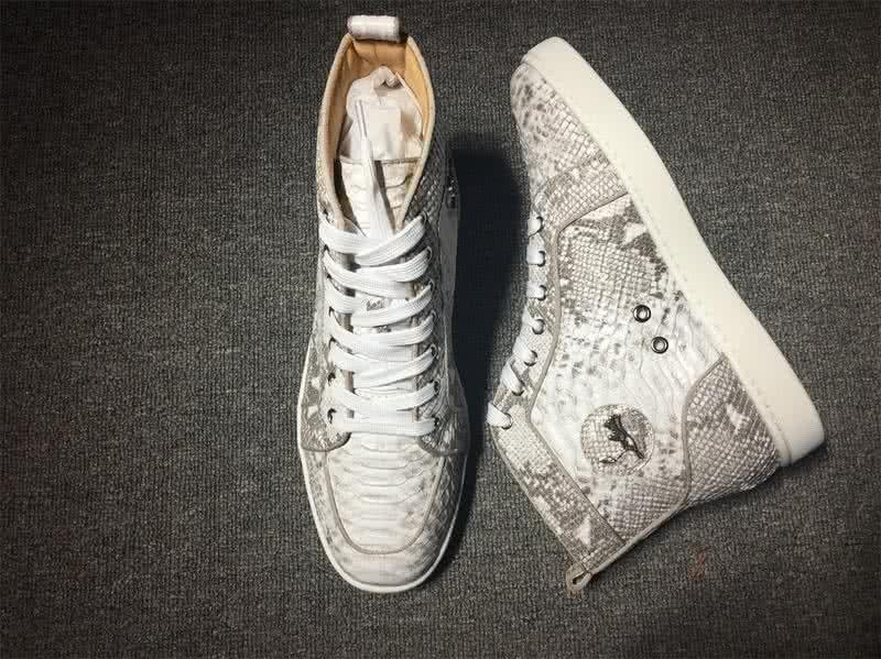 Christian Louboutin Python Sneaker Men/Women Grey/White 6