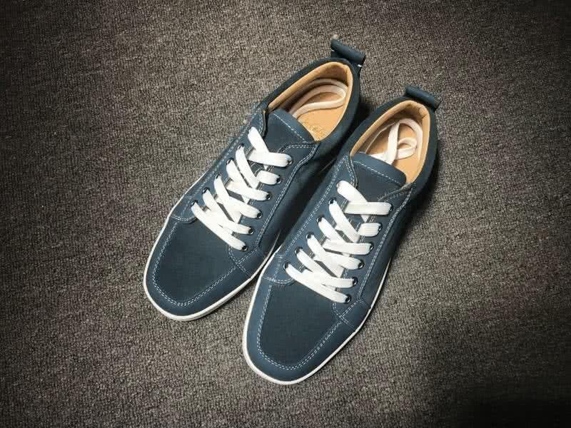 Christian Louboutin Low Top Lace-up Blue 1