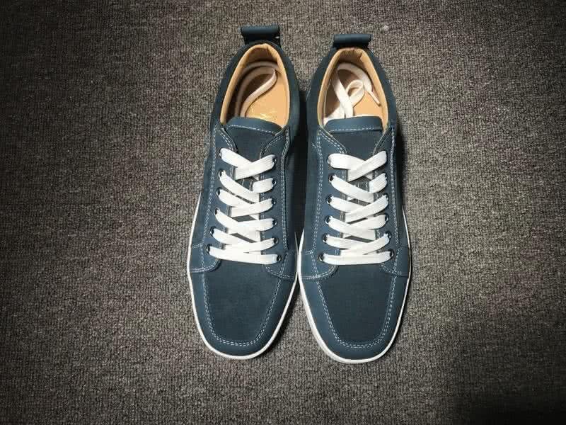 Christian Louboutin Low Top Lace-up Blue 2