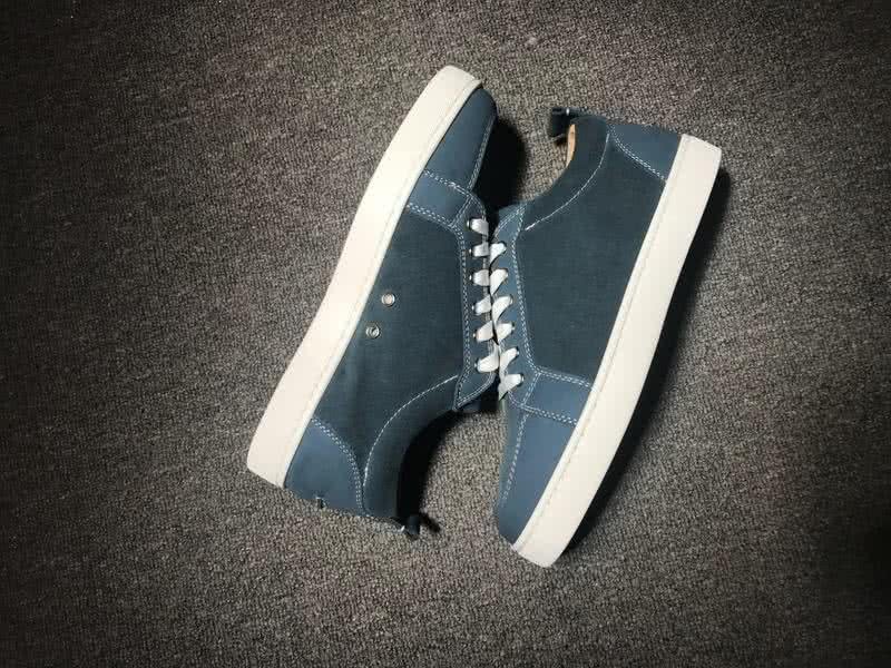 Christian Louboutin Low Top Lace-up Blue 6
