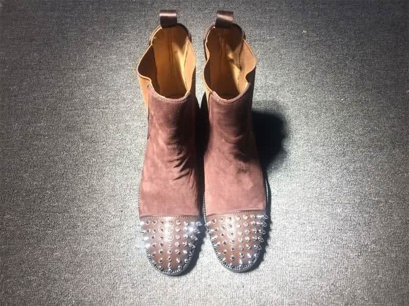 Christian Louboutin Men's Boots Pink And Rivet 2
