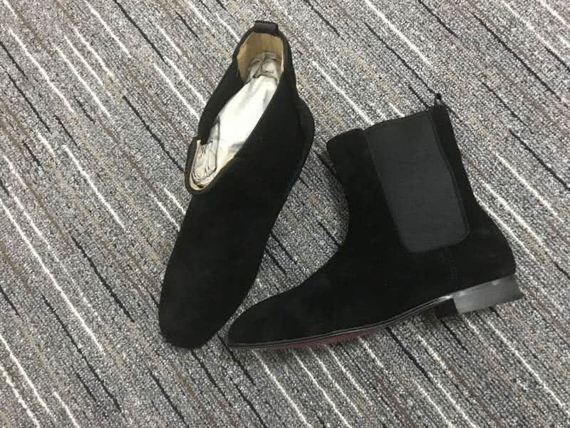 Christian Louboutin Men's Boots Black Suede 3