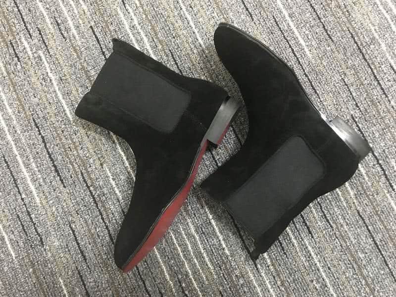 Christian Louboutin Men's Boots Black Suede 4