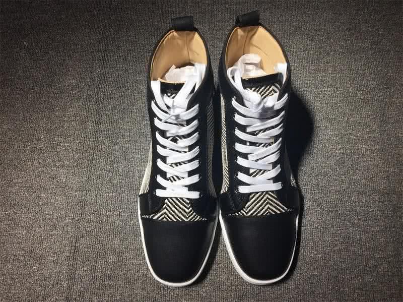 Christian Louboutin Cloth Sneaker Men/Women Black/Yellow 2
