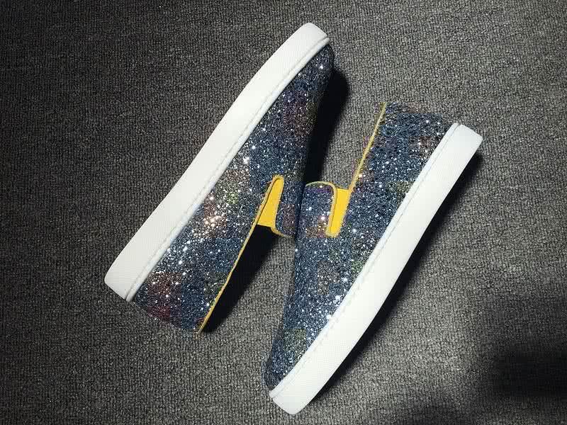 Christian Louboutin Low Top Blue Sequin 8