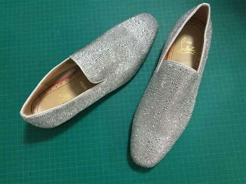 Christian Louboutin Loafer Men Silver 4