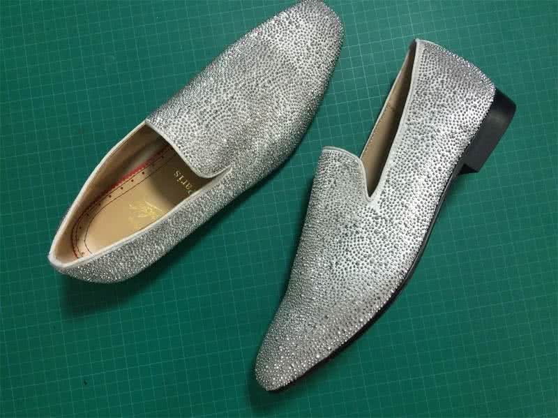 Christian Louboutin Loafer Men Silver 5