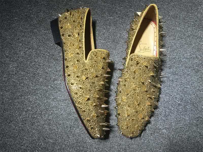 Christian Louboutin Loafer Men Gold 4
