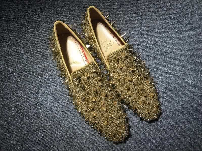 Christian Louboutin Loafer Men Gold 6