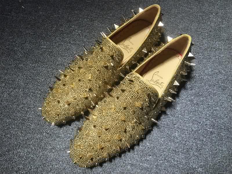Christian Louboutin Loafer Men Gold 7