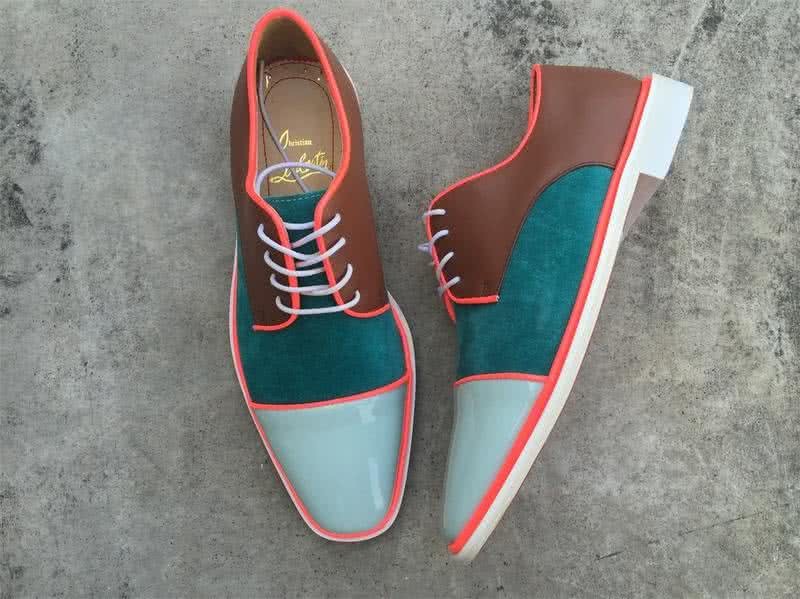 Christian Louboutin Loafer Men Green/Brown 8