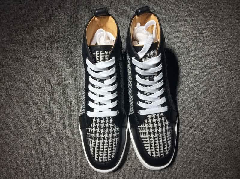 Christian Louboutin Cloth Sneaker Men/Women Black/White 2