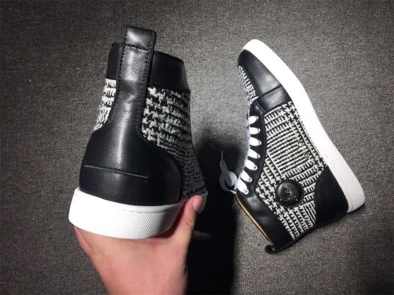 Christian Louboutin Cloth Sneaker Men/Women Black/White 8