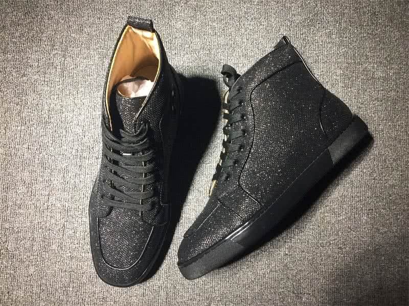 Christian Louboutin Cloth Sneaker Men/Women Black 3