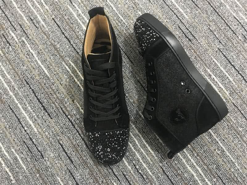 Christian Louboutin Cloth Sneaker Men/Women Black 4