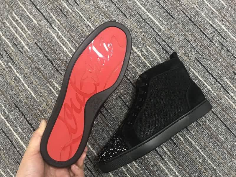 Christian Louboutin Cloth Sneaker Men/Women Black 6