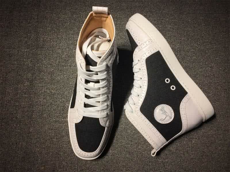 Christian Louboutin Cloth Sneaker Men/Women White/Black 5