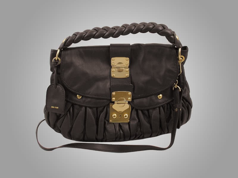Miu Miu Coffer Bag Dark Chocolate 1
