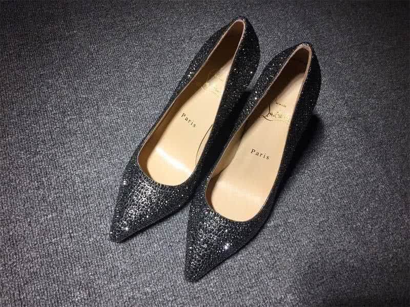 Christian Louboutin High Heels Black Crystals 1