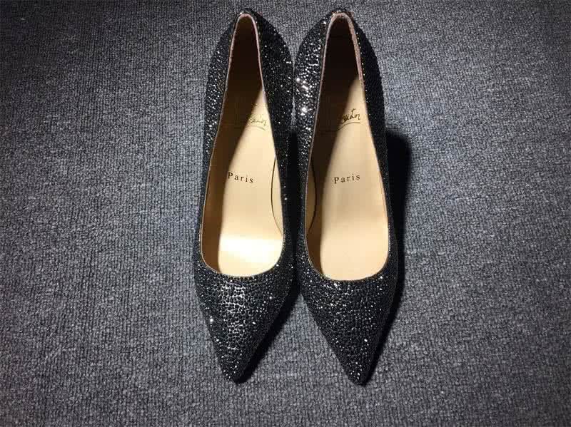Christian Louboutin High Heels Black Crystals 2