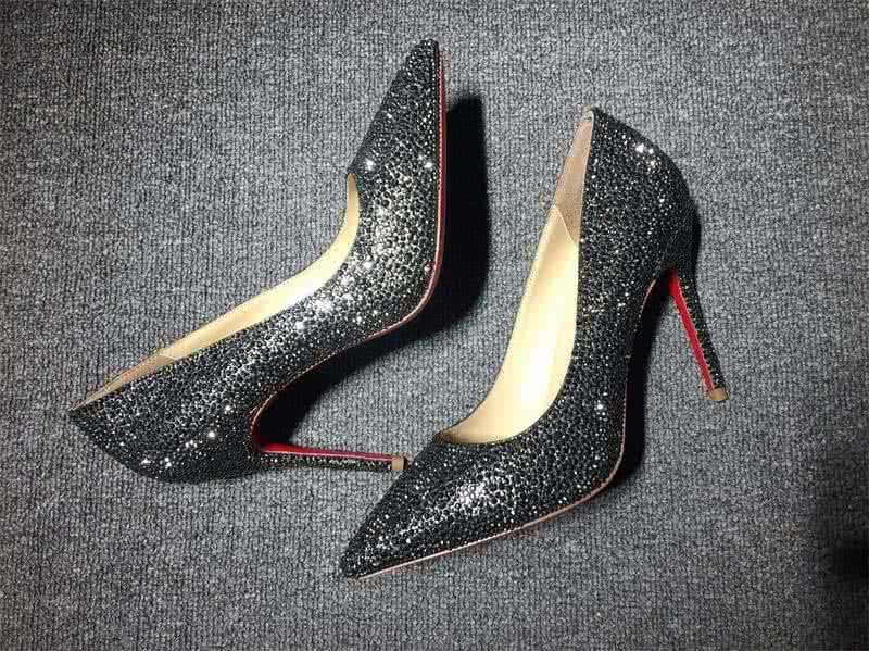 Christian Louboutin High Heels Black Crystals 4