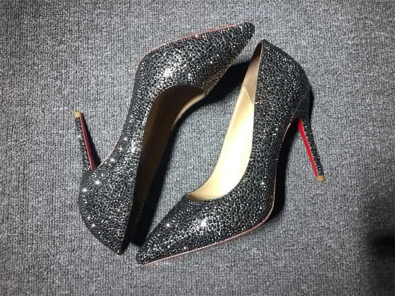 Christian Louboutin High Heels Black Crystals 5