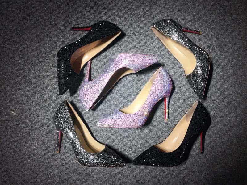 Christian Louboutin High Heels Black Crystals 11