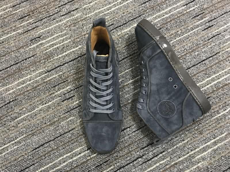 Christian Louboutin High Top Suede Black 4