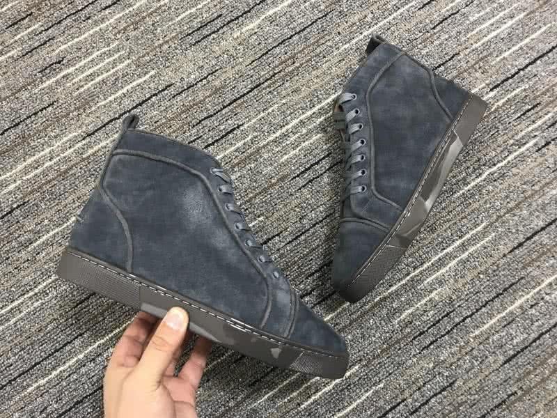 Christian Louboutin High Top Suede Black 8