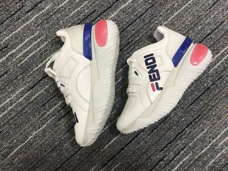 Fendi Men's White With Black Letter 3