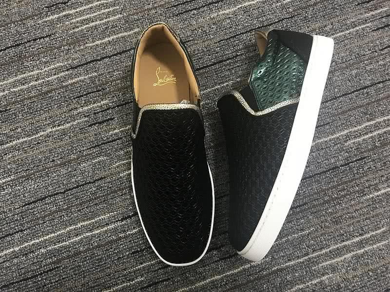 Christian Louboutin Low Top Black And Green 3