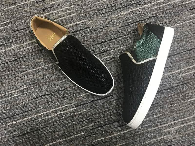 Christian Louboutin Low Top Black And Green 4
