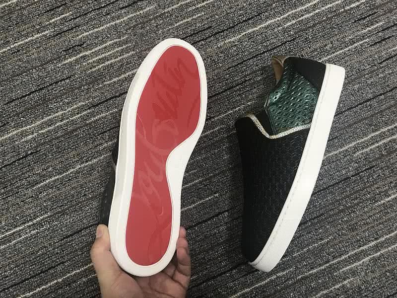 Christian Louboutin Low Top Black And Green 8