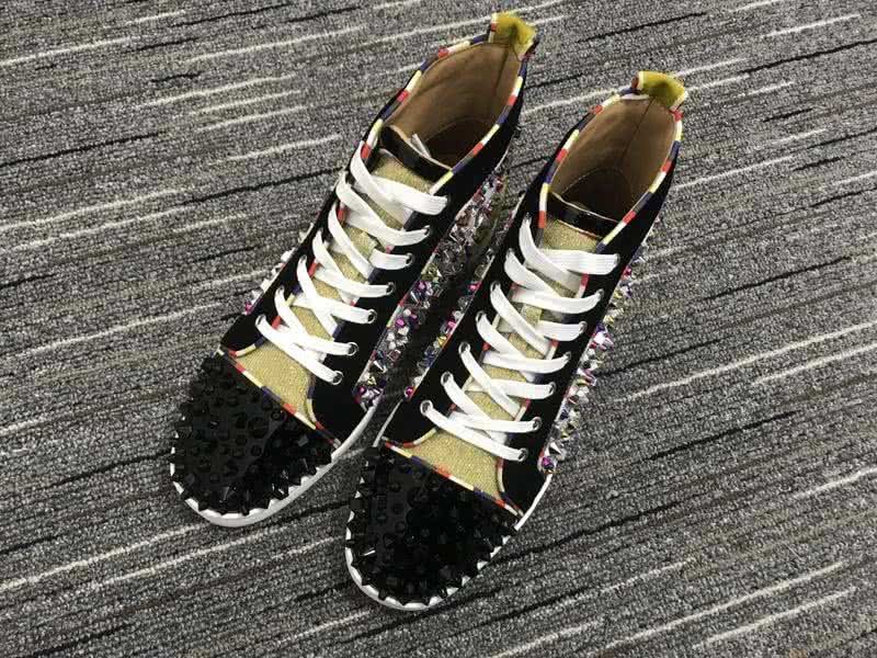 Christian Louboutin No Limits Sneaker Men/Women Black/Gold 1
