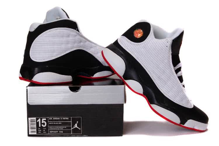 Air Jordan 12 White Black Red Super Size Men 5