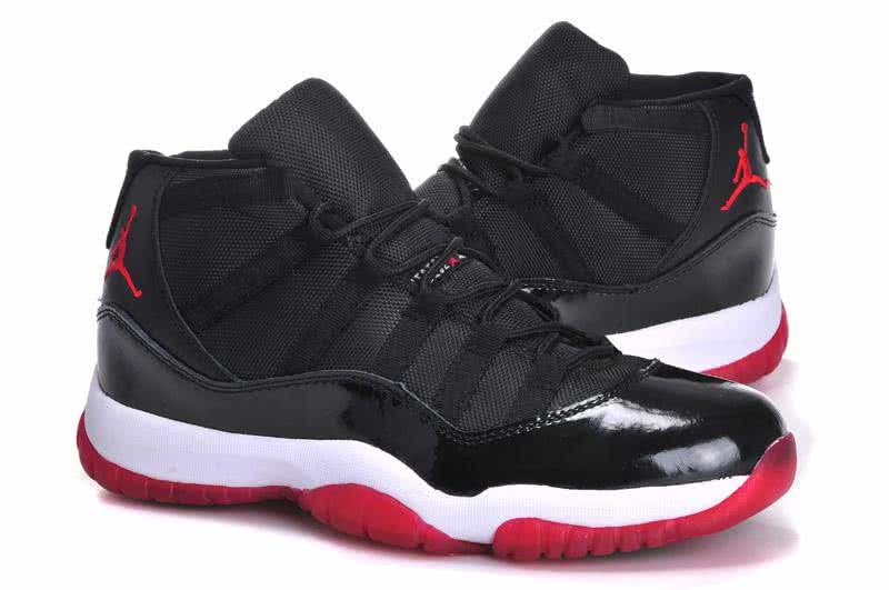 Air Jordan 11 Black White Red Super Size Men 4