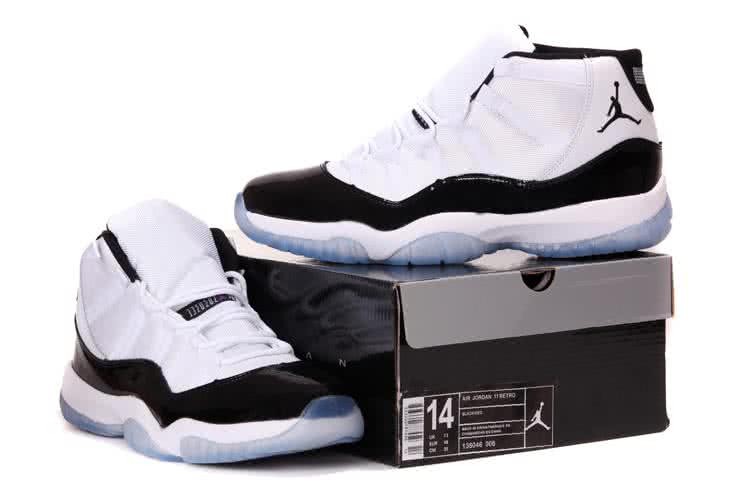 Air Jordan 11 White Black Super Size Men 4