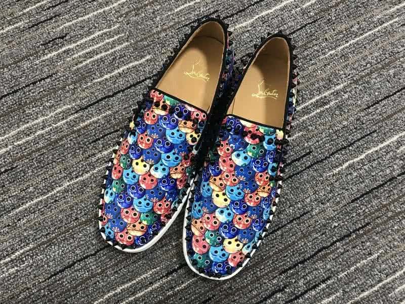Christian Louboutin Low Top Rivets Along The Brim Regular Pattern 1