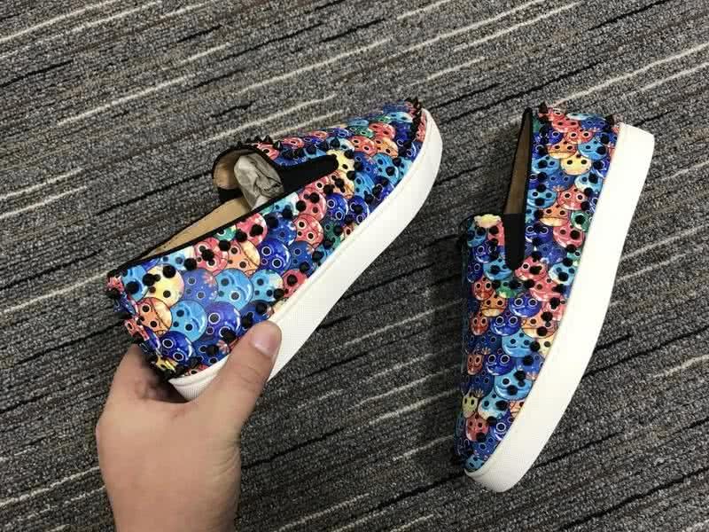 Christian Louboutin Low Top Rivets Along The Brim Regular Pattern 7