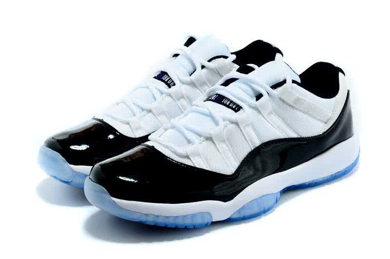 Air Jordan 11 Low Top White Black Super Size Men 4