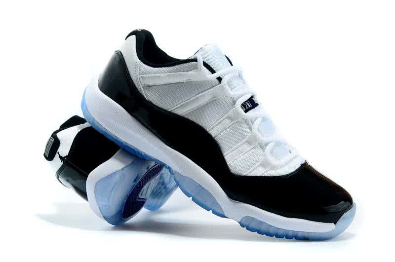 Air Jordan 11 Low Top White Black Super Size Men 5