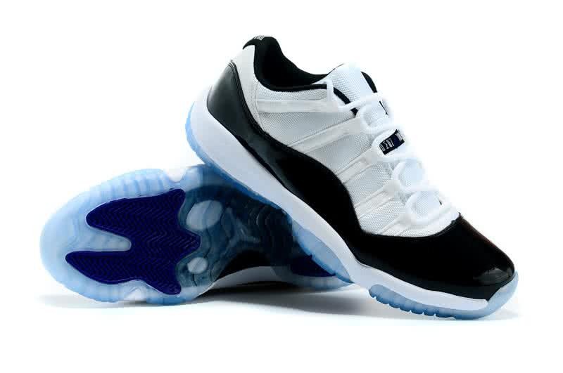 Air Jordan 11 Low Top White Black Super Size Men 6