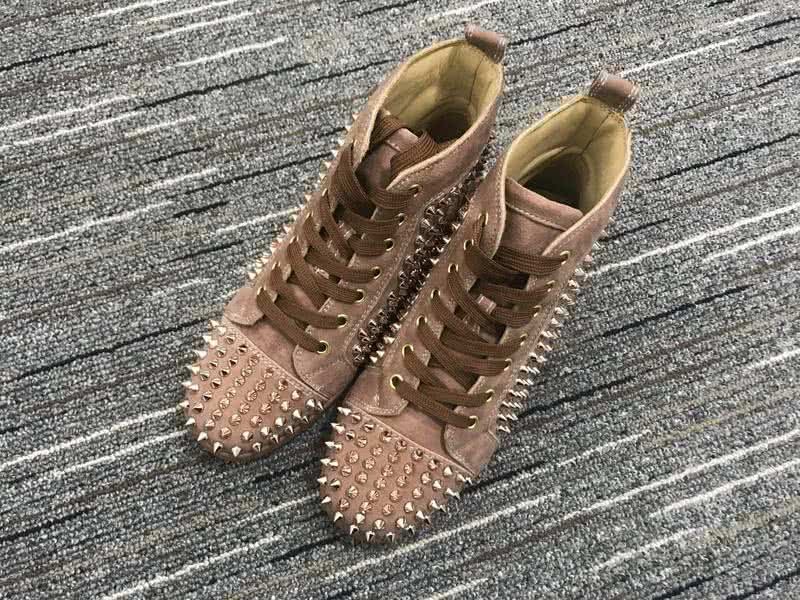 Christian Louboutin Louis Spikes Men/Women Brown 1