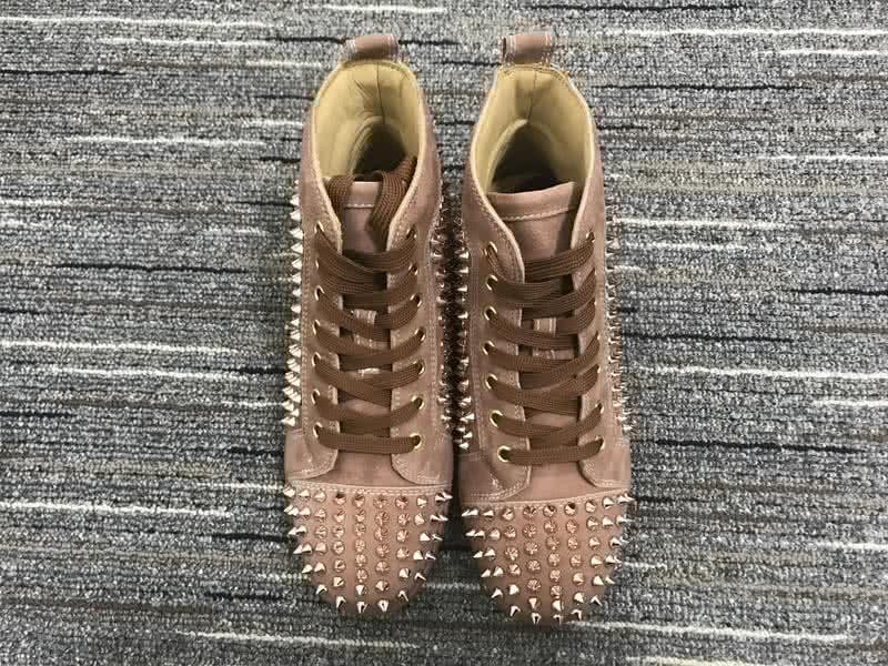 Christian Louboutin Louis Spikes Men/Women Brown 2