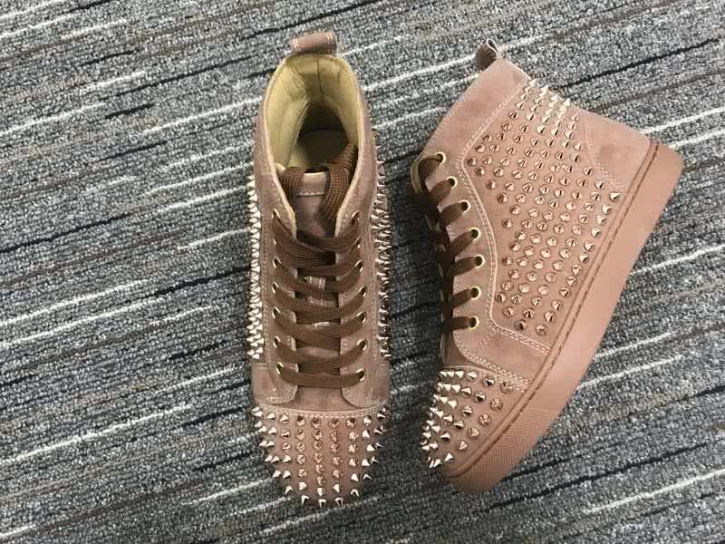Christian Louboutin Louis Spikes Men/Women Brown 3