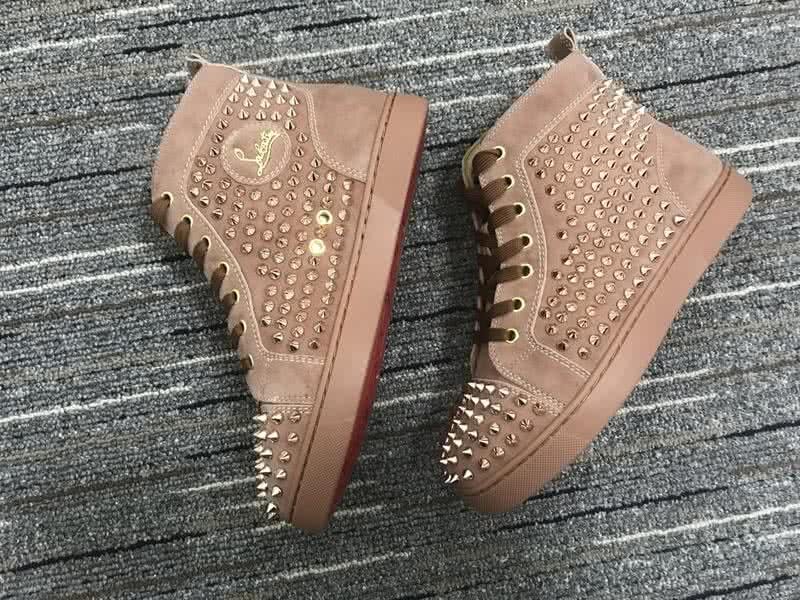 Christian Louboutin Louis Spikes Men/Women Brown 4