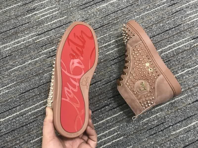 Christian Louboutin Louis Spikes Men/Women Brown 9