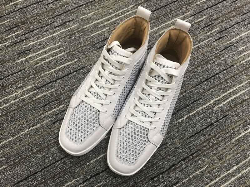 Christian Louboutin Cloth Sneaker Men/Women White 1