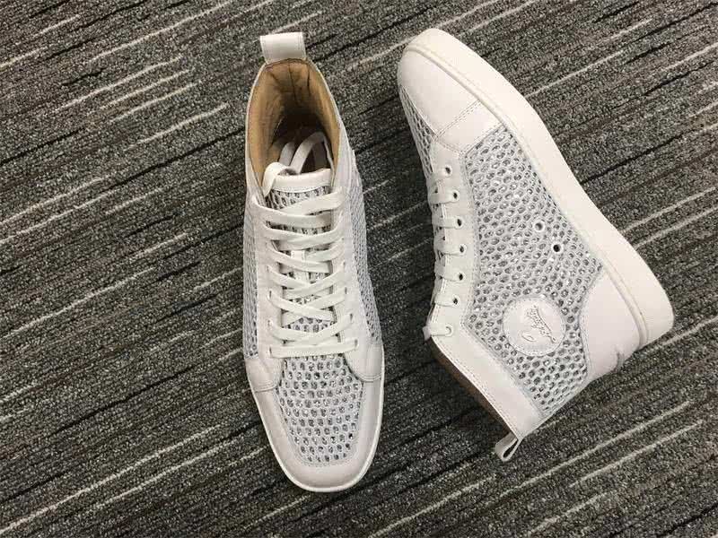 Christian Louboutin Cloth Sneaker Men/Women White 5