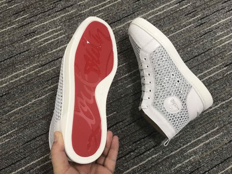 Christian Louboutin Cloth Sneaker Men/Women White 6
